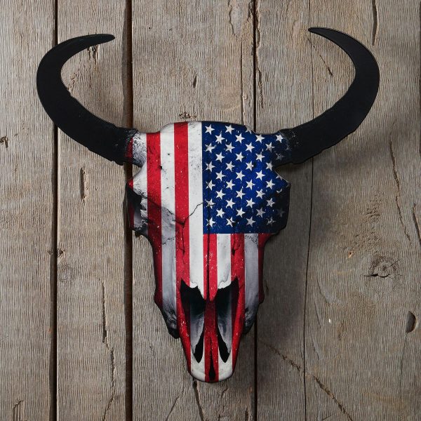 Flag Bison Skull Online Hot Sale