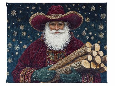 Yuletide Kindling - Gallery Wrapped Canvas Sale