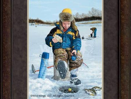 Nibble & Jig—Ice Fishing - GNA Premium Print Sale