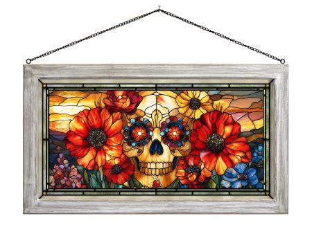 Fragrant Farewell  - 13  x 23  Stained Glass Art Cheap