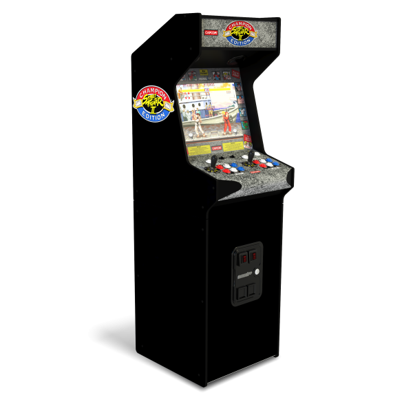 Arcade1Up Street Fighter II: CHAMPION EDITION - 14-in-1 Deluxe Arcade Machine with Light-Up Marquee For Discount