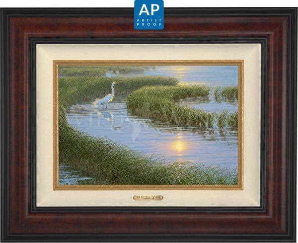 Evening Solitude—White Egret; Artist Proof Edition (AP) For Discount