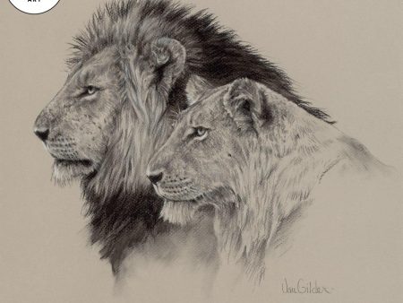 Lion Pair Charcoal Online Sale