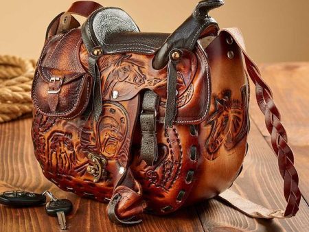 Tooled Leather Saddle Discount