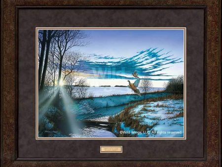 Crisp Winter Light—Pheasants - GNA Premium Print For Sale