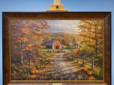 *Original Study* Late Afternoon on the Farm by Thomas Kinkade Studios 26  x 29  Online Hot Sale