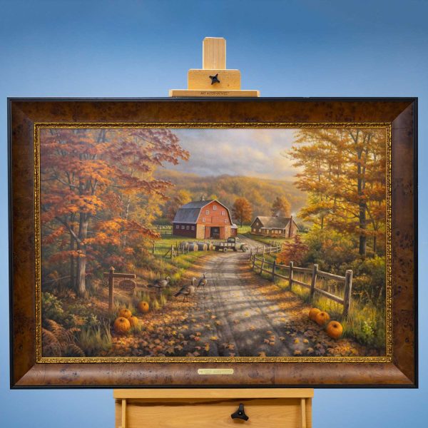 *Original Study* Late Afternoon on the Farm by Thomas Kinkade Studios 26  x 29  Online Hot Sale