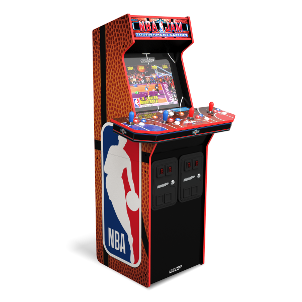 Arcade1Up NBA Jam 30th Anniversary Deluxe Arcade Machine 3 Games in 1 Online Hot Sale