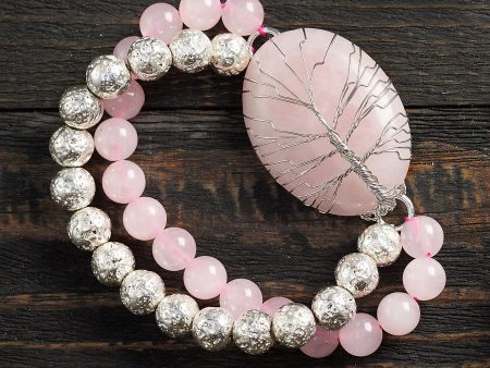 Tree of Life—Rose Quartz Sale