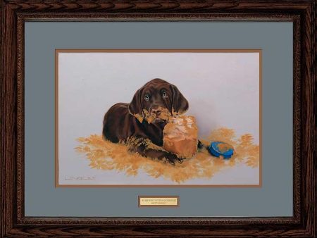 You Got Peanut Butter on My Chocolate—Puppy - Paper Print For Cheap